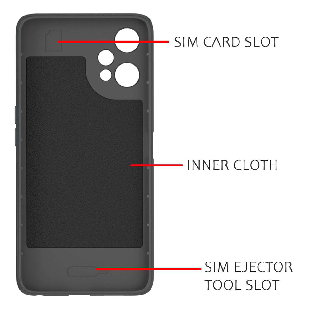 Shockproof Flexible Soft Silicone Back Cover for OnePlus Nord CE 2 Lite 5G