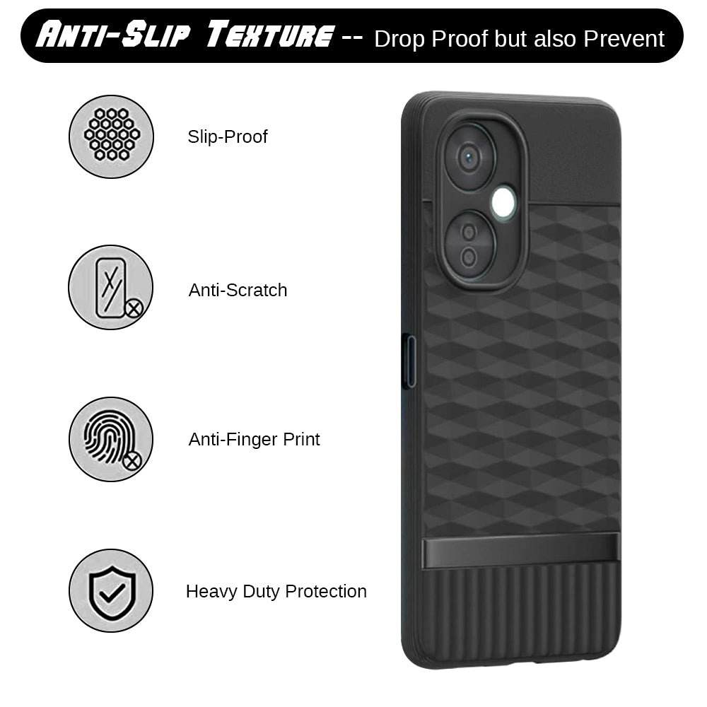 Shockproof Flexible Soft Silicone Back Cover for OnePlus Nord CE 3 Lite 5G