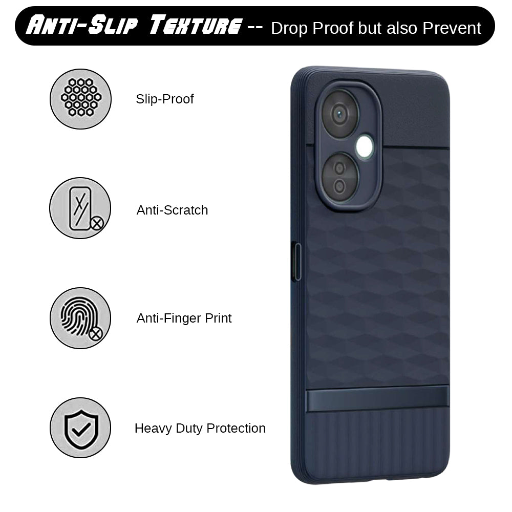 Shockproof Flexible Soft Silicone Back Cover for OnePlus Nord CE 3 Lite 5G