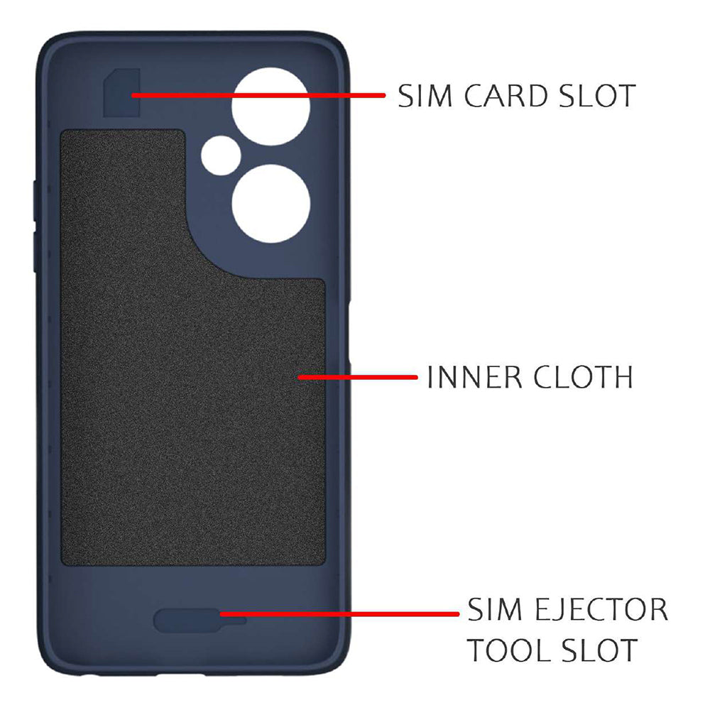 Shockproof Flexible Soft Silicone Back Cover for OnePlus Nord CE 3 Lite 5G