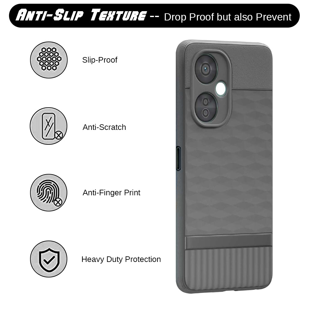 Shockproof Flexible Soft Silicone Back Cover for OnePlus Nord CE 3 Lite 5G