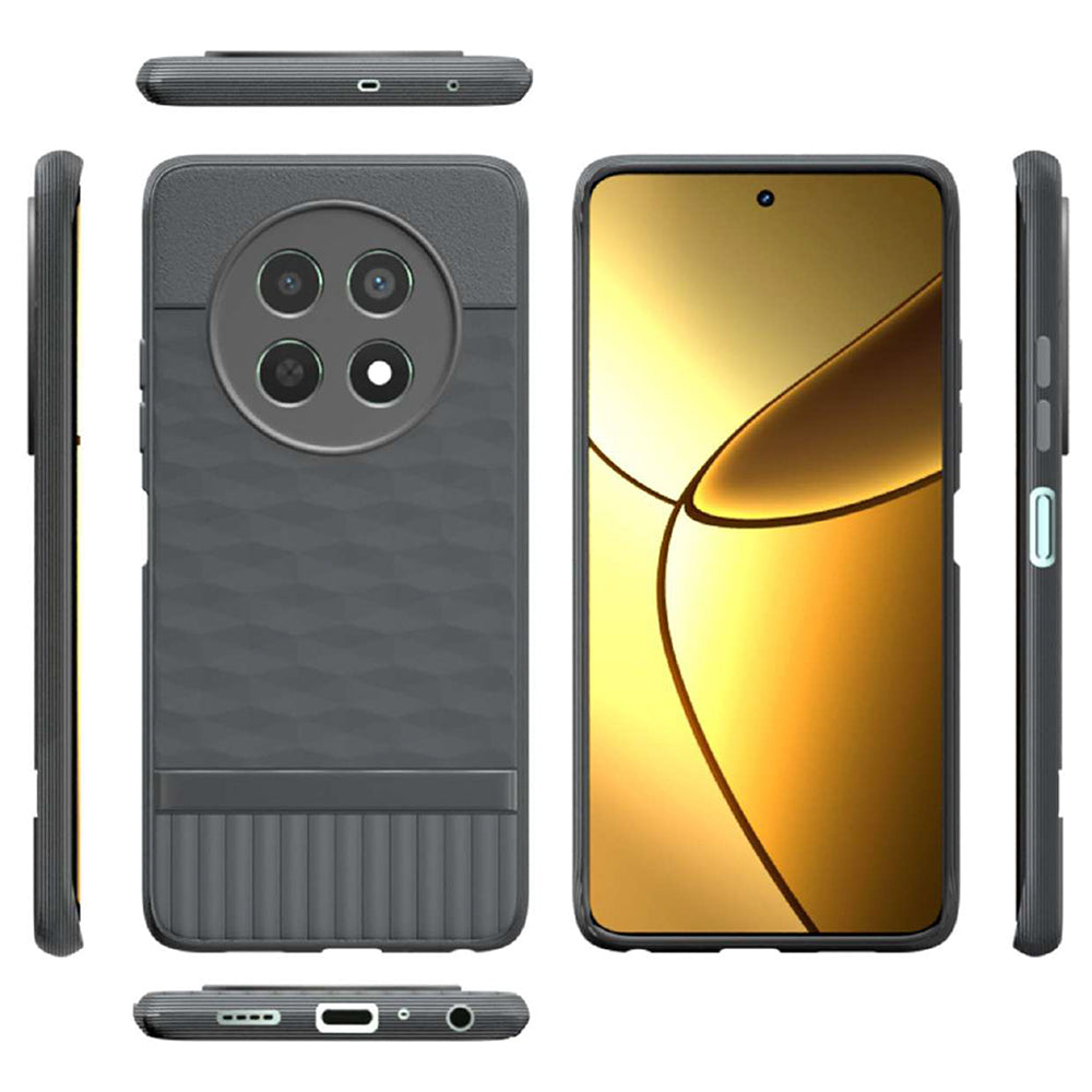 Shockproof Flexible Soft Silicone Back Cover for Realme 12 5G / 13 5G / 12x 5G / C65 5G / Narzo 70x 5G / N65 5G