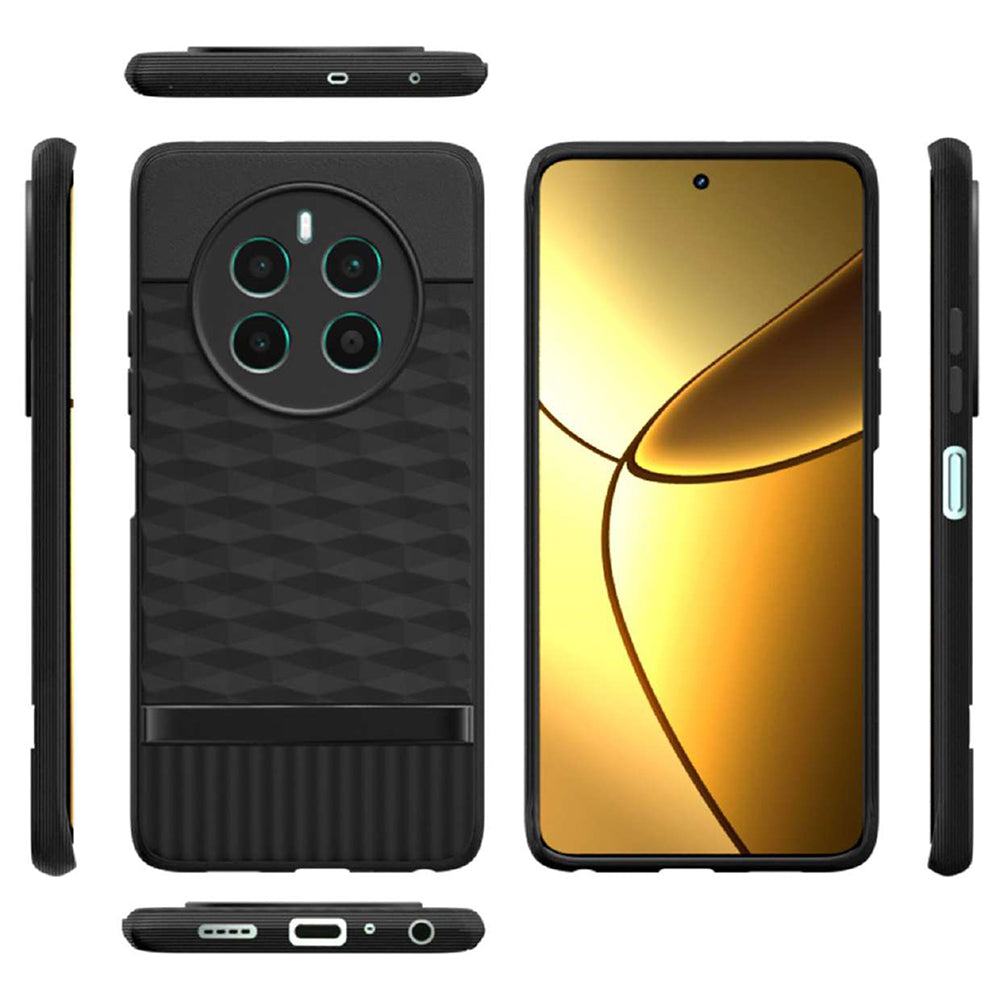 Shockproof Flexible Soft Silicone Back Cover for Realme 12 Plus 5G / P1 5G / Narzo 70 5G / 70 Pro 5G