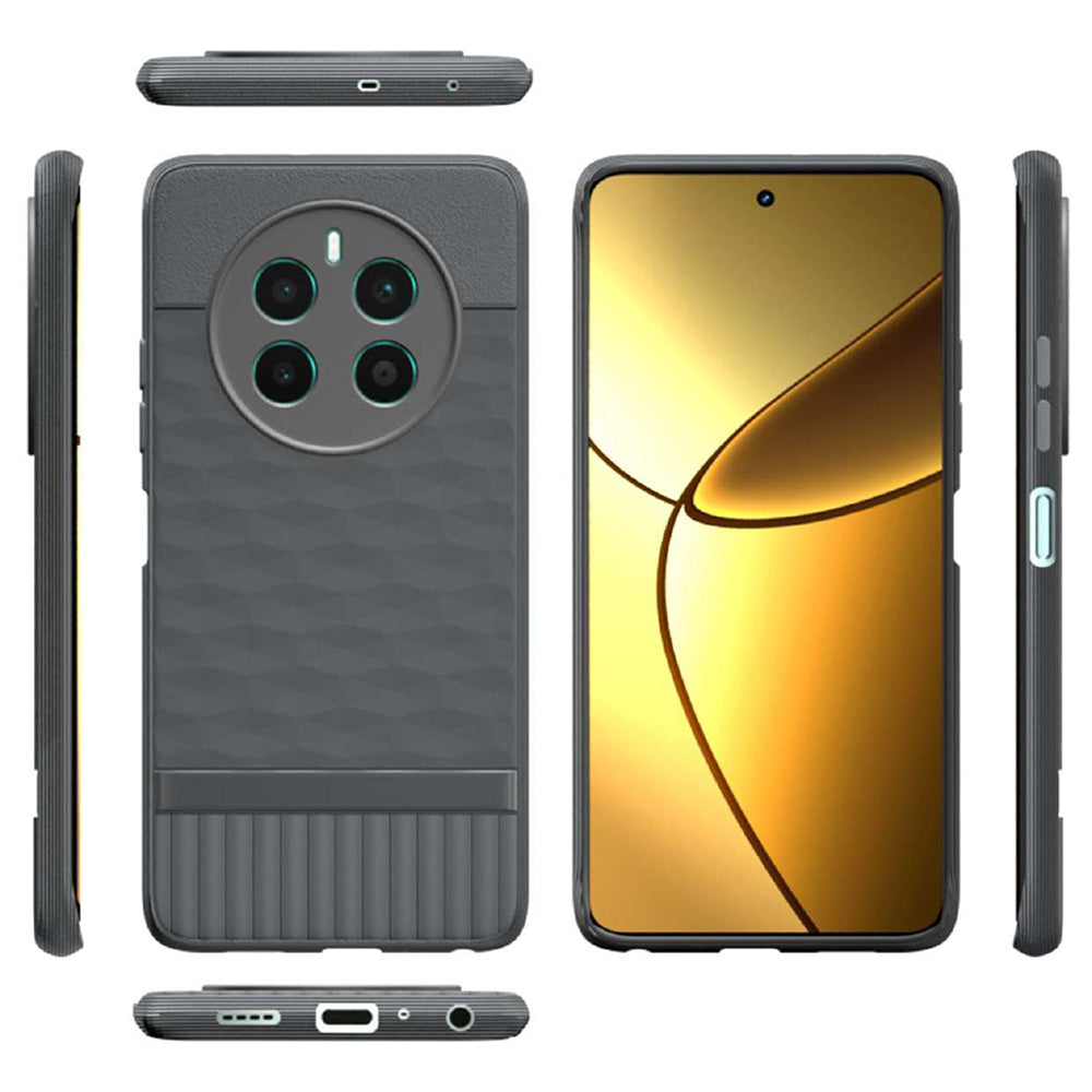 Shockproof Flexible Soft Silicone Back Cover for Realme 12 Plus 5G / P1 5G / Narzo 70 5G / 70 Pro 5G