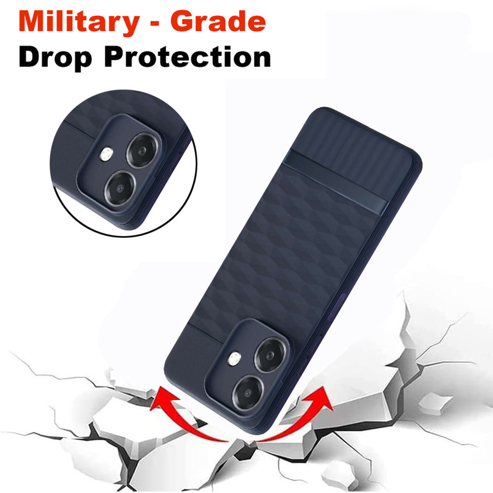 Shockproof Flexible Soft Silicone Back Cover for Realme C61 4G / Narzo N61 4G