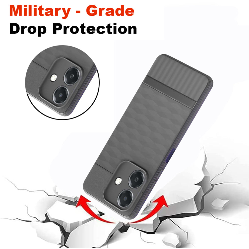 Shockproof Flexible Soft Silicone Back Cover for Realme C61 4G / Narzo N61 4G