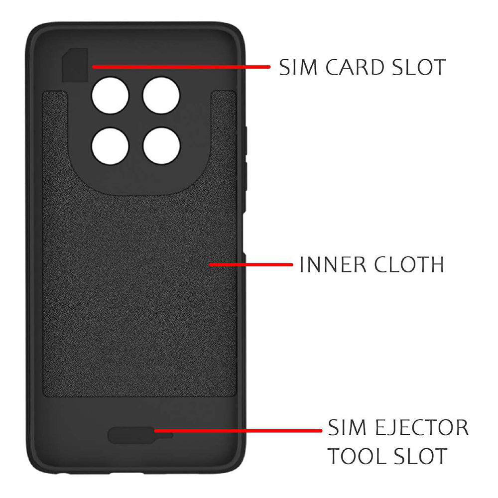 Shockproof Flexible Soft Silicone Back Cover for Realme C63 5G
