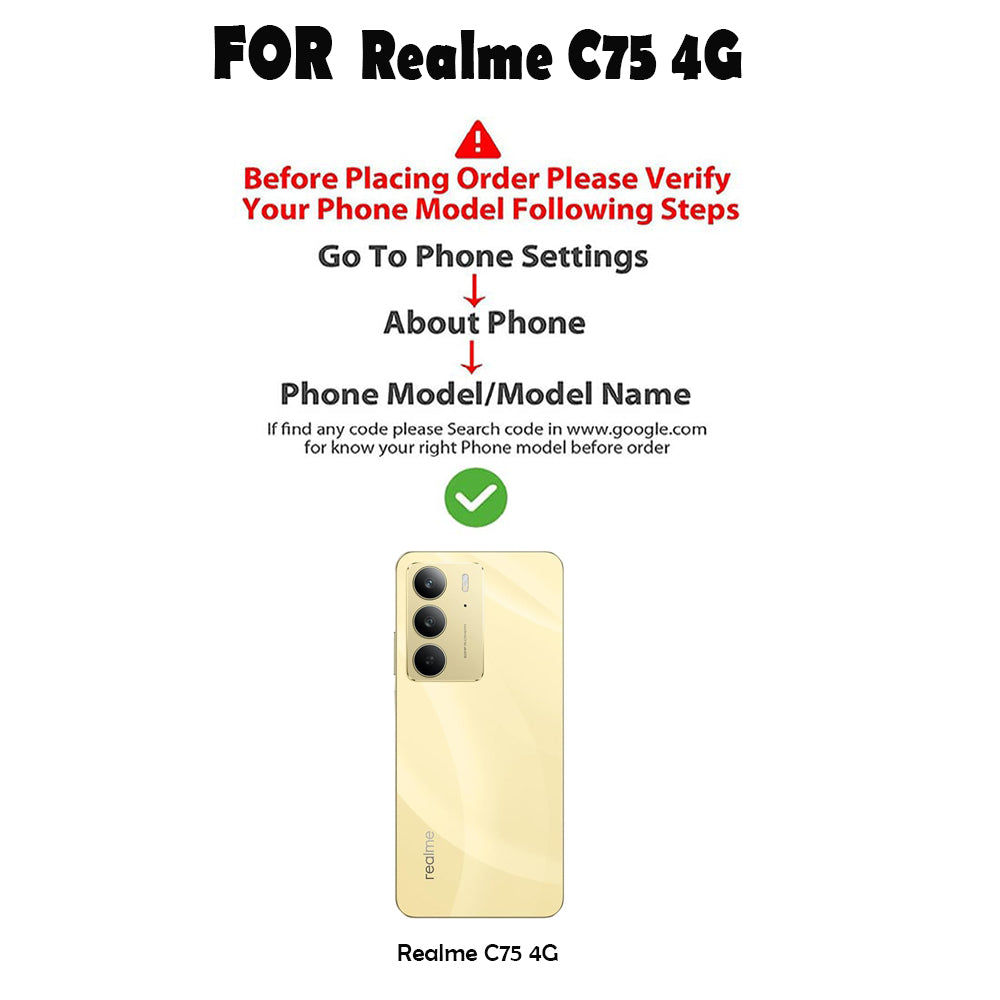 Shockproof Flexible Soft Silicone Back Cover for Realme C75 4G / C75 5G / C73 5G / Narzo 80 Lite 5G