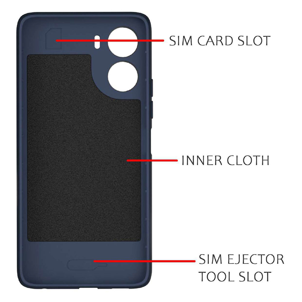 Liquid Silicone Caseology Case for Vivo Y16 4G / Y56 5G / T2x 5G