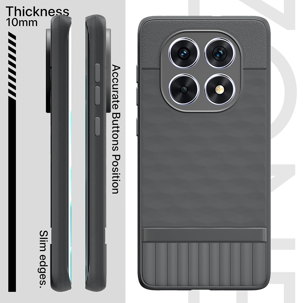 Shockproof Flexible Soft Silicone Back Cover for Poco X7 5G