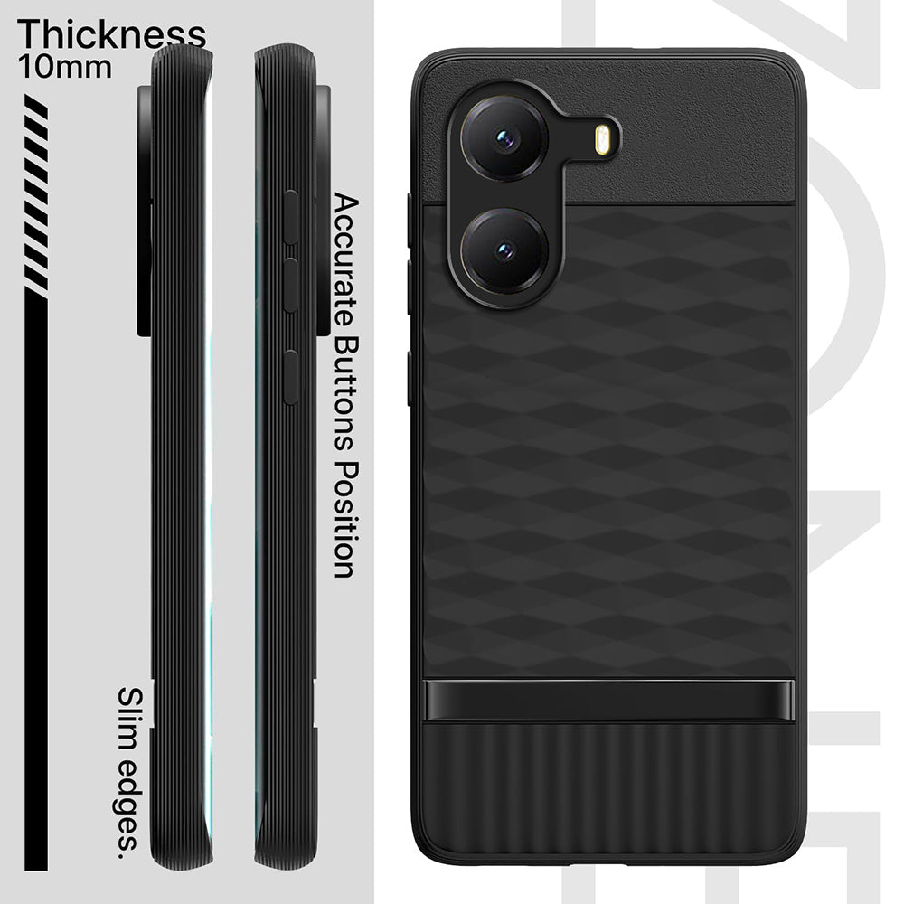 Shockproof Flexible Soft Silicone Back Cover for Poco X7 Pro 5G