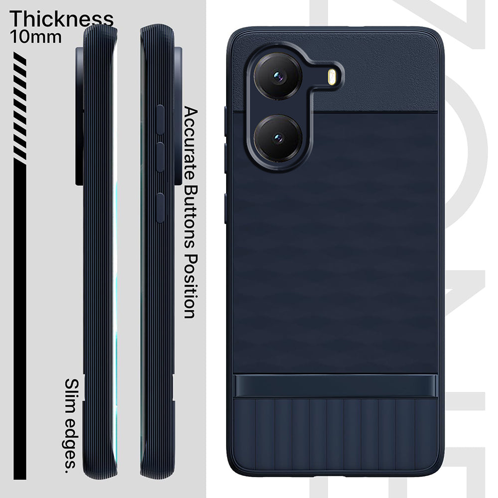 Shockproof Flexible Soft Silicone Back Cover for Poco X7 Pro 5G