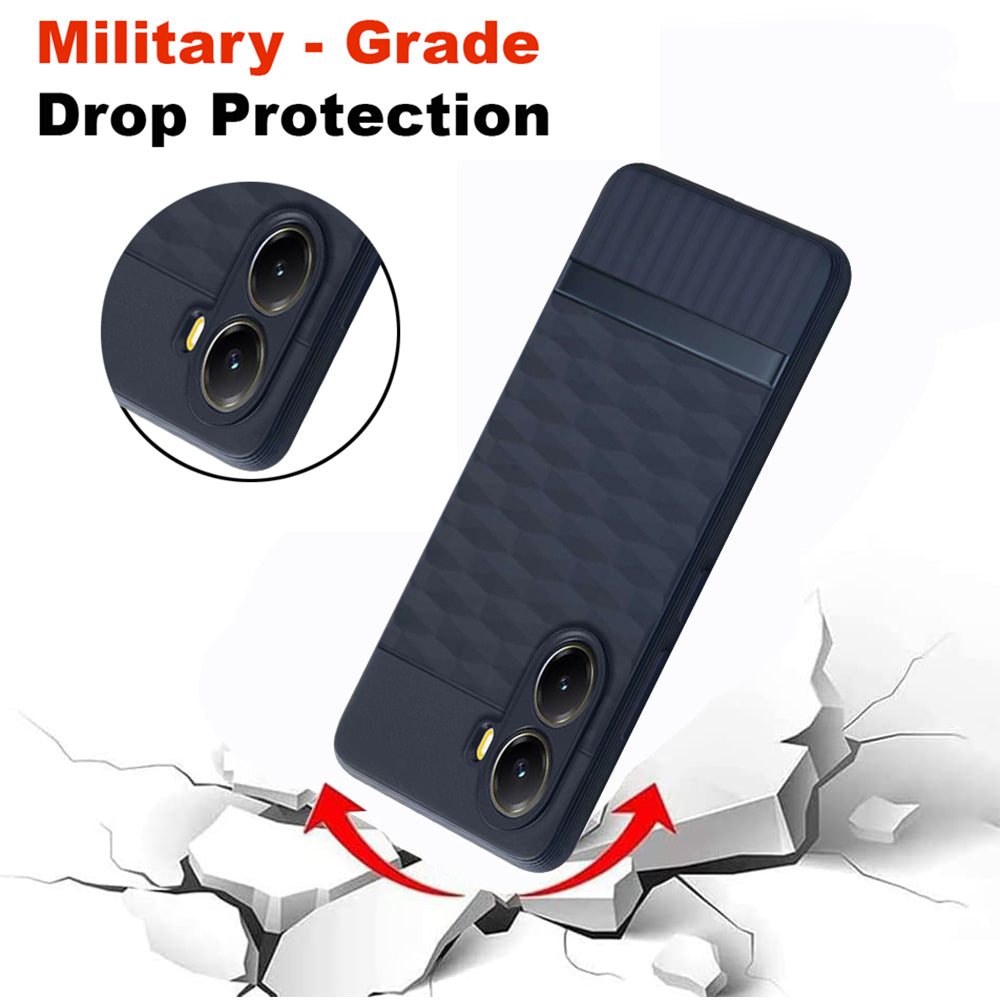 Shockproof Flexible Soft Silicone Back Cover for Poco X7 Pro 5G