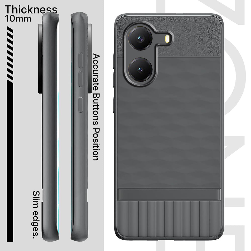 Shockproof Flexible Soft Silicone Back Cover for Poco X7 Pro 5G