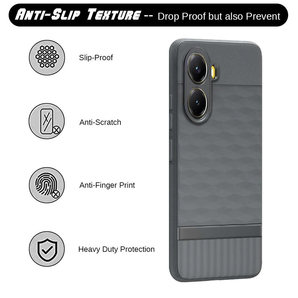 Shockproof Flexible Soft Silicone Back Cover for Poco X7 Pro 5G