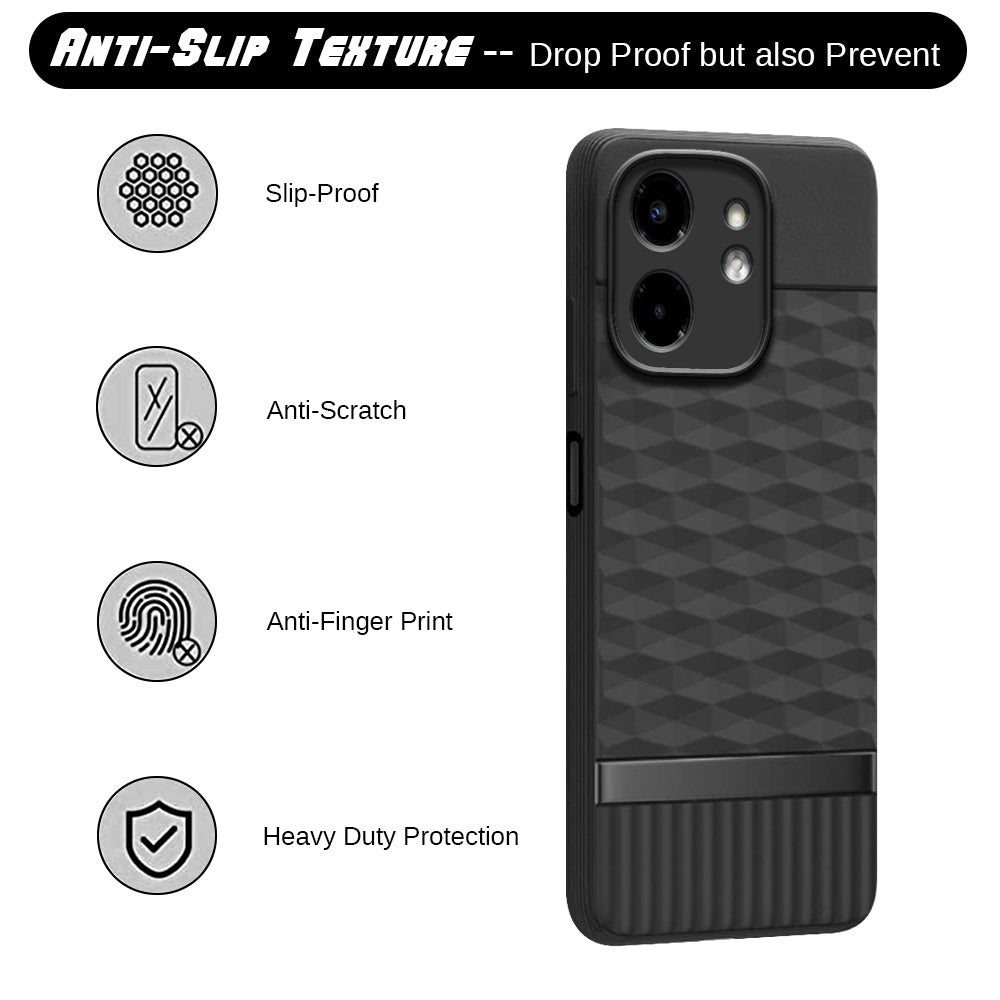 Shockproof Flexible Soft Silicone Back Cover for Infinix Smart 9 HD 4G