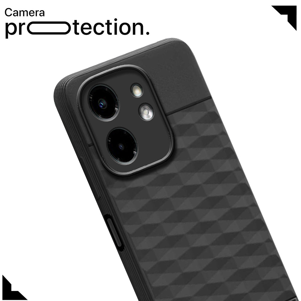 Shockproof Flexible Soft Silicone Back Cover for Infinix Smart 9 HD 4G