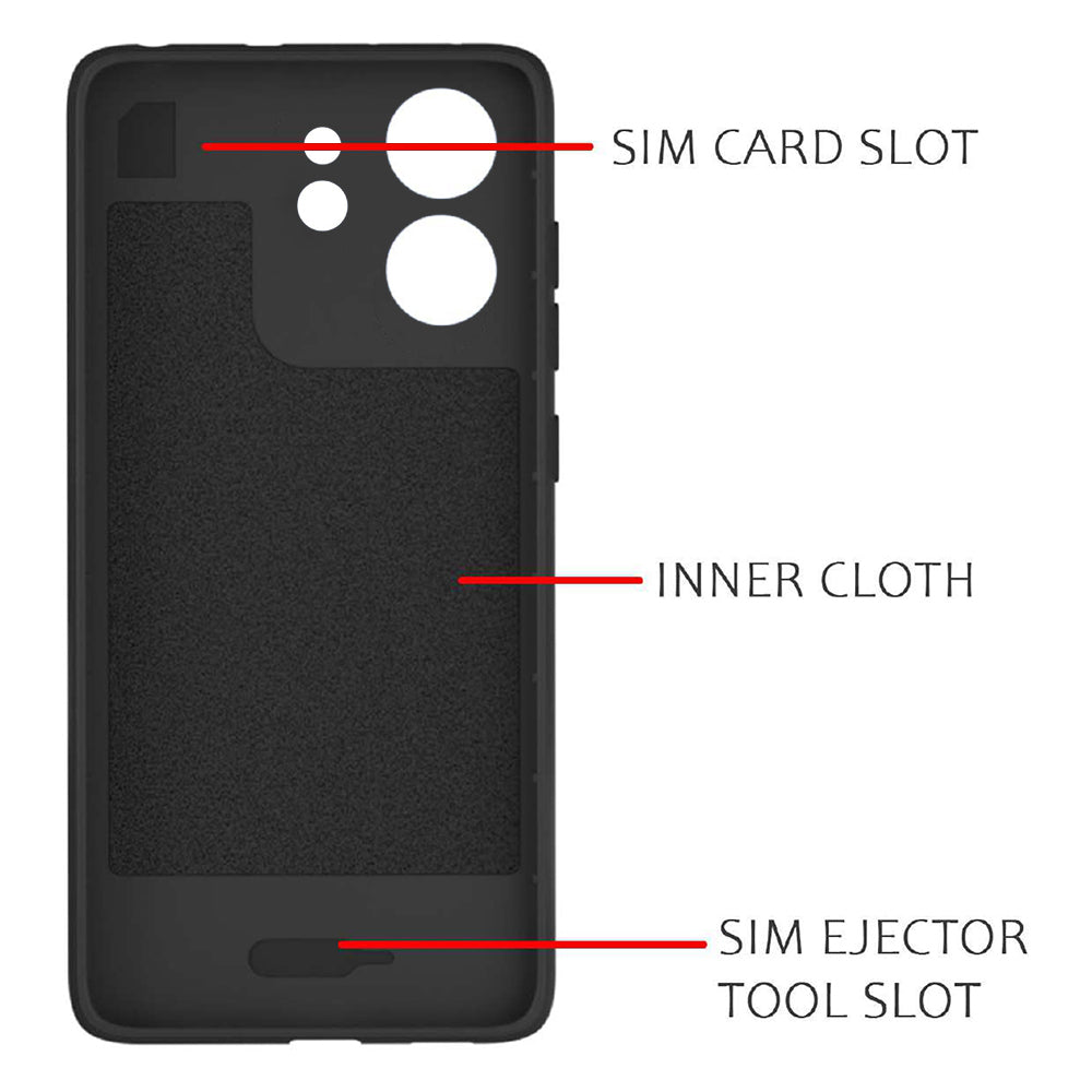 Shockproof Flexible Soft Silicone Back Cover for Infinix Smart 9 HD 4G