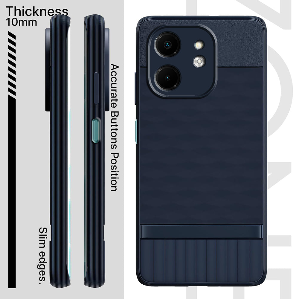 Shockproof Flexible Soft Silicone Back Cover for Infinix Smart 9 HD 4G