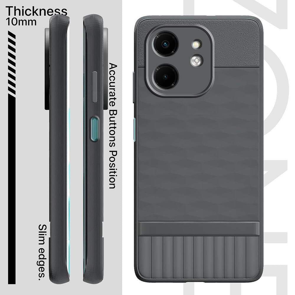 Shockproof Flexible Soft Silicone Back Cover for Infinix Smart 9 HD 4G