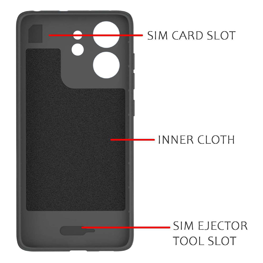 Shockproof Flexible Soft Silicone Back Cover for Infinix Smart 9 HD 4G