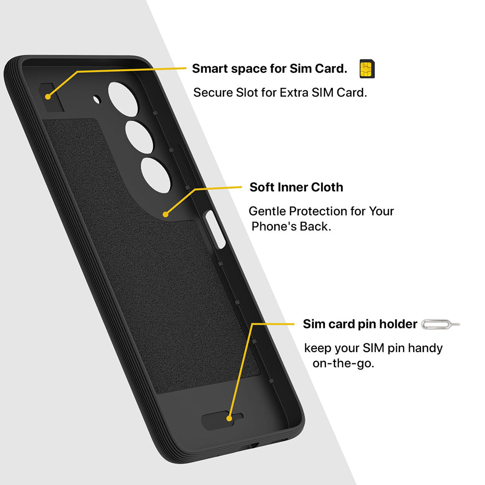 Shockproof Flexible Soft Silicone Back Cover for Realme P3x 5G / 14x 5G