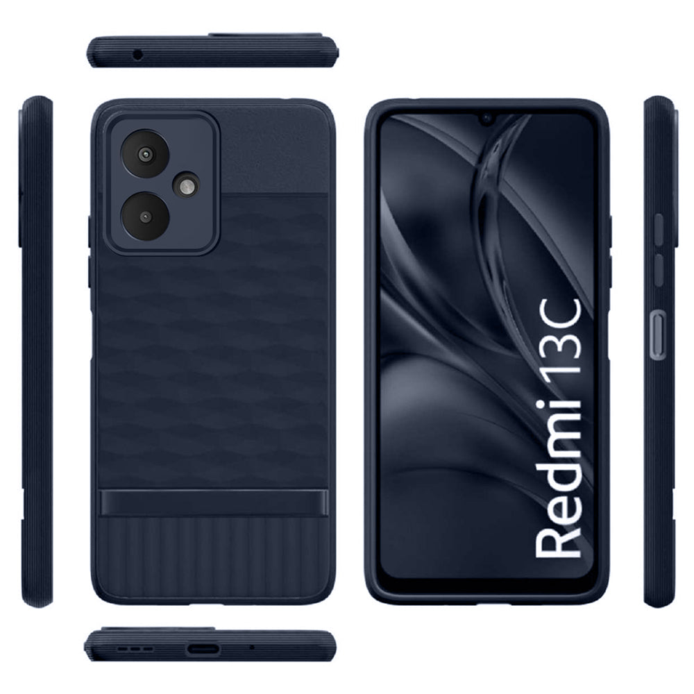 Shockproof Flexible Soft Silicone Back Cover for Mi Redmi 13C 5G / Poco M6 5G