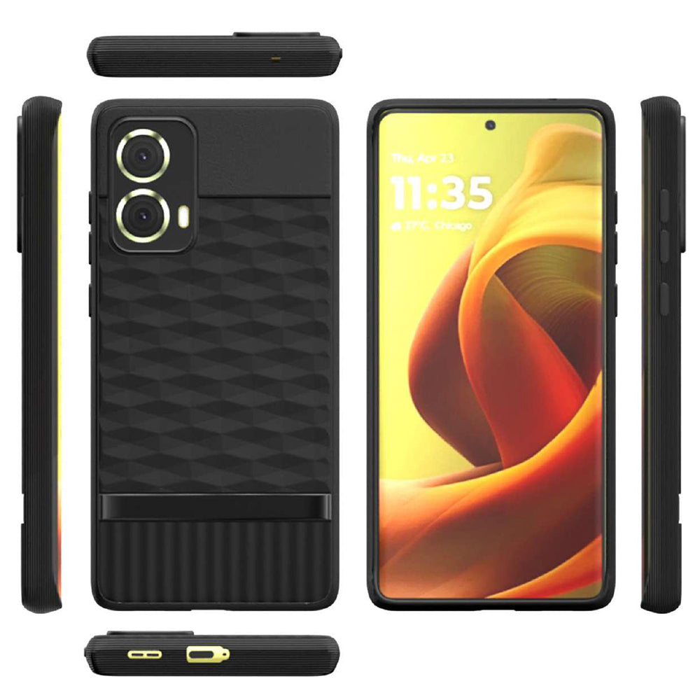 Shockproof Flexible Soft Silicone Back Cover for Motorola Moto G85 5G