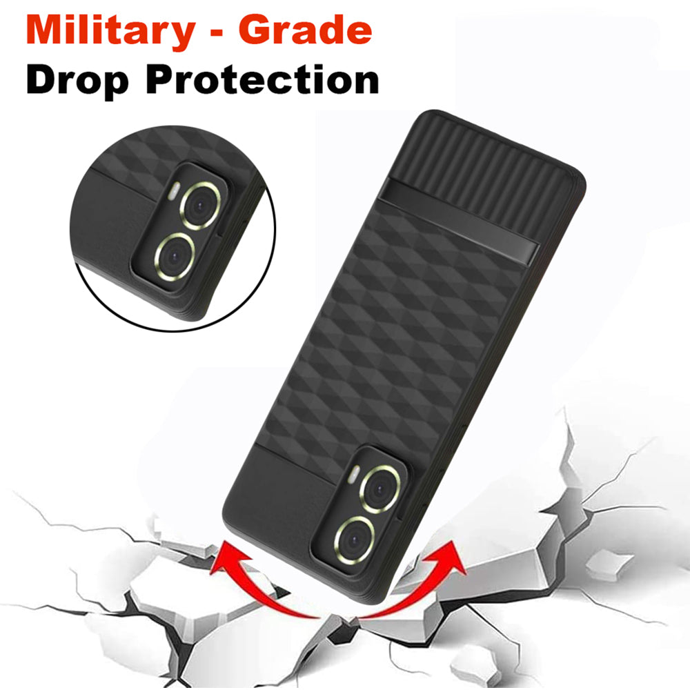 Shockproof Flexible Soft Silicone Back Cover for Motorola Moto G85 5G