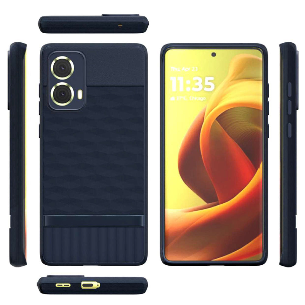 Shockproof Flexible Soft Silicone Back Cover for Motorola Moto G85 5G
