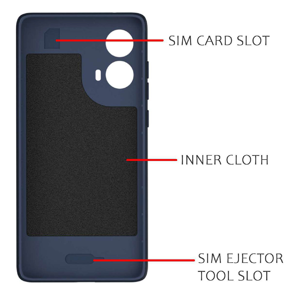 Shockproof Flexible Soft Silicone Back Cover for Motorola Moto G85 5G
