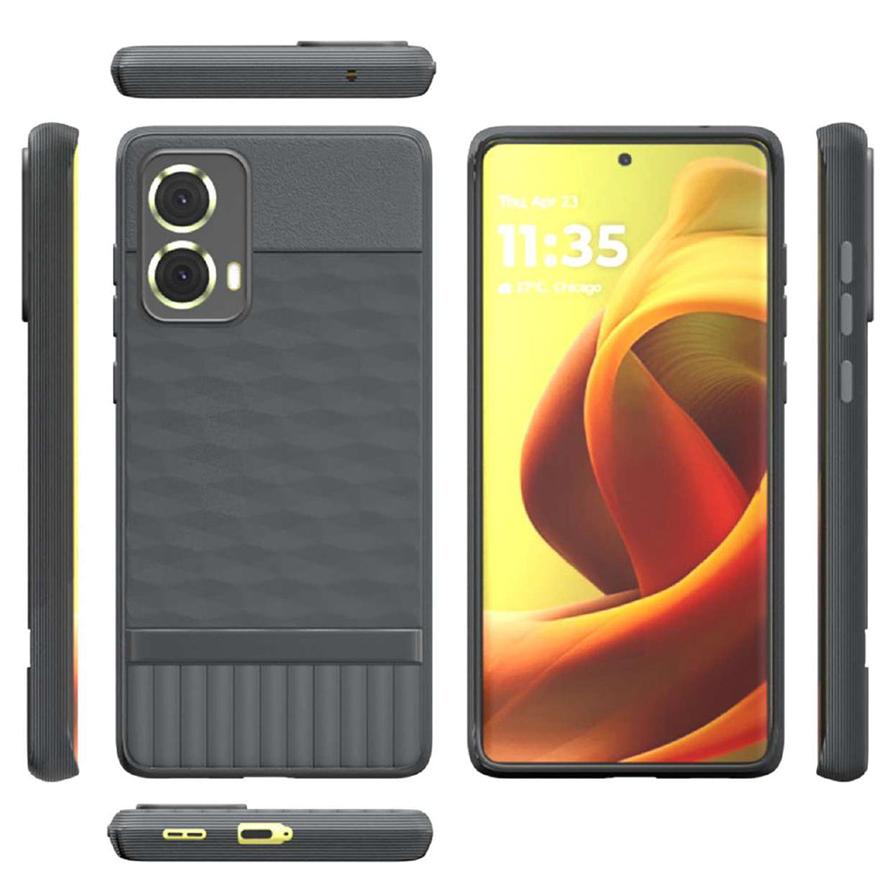 Shockproof Flexible Soft Silicone Back Cover for Motorola Moto G85 5G