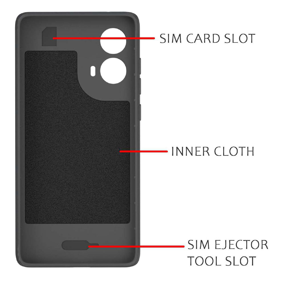 Shockproof Flexible Soft Silicone Back Cover for Motorola Moto G85 5G