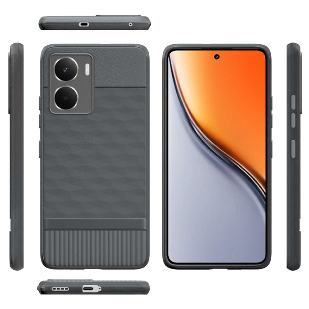 Shockproof Flexible Soft Silicone Back Cover for Realme P3 5G
