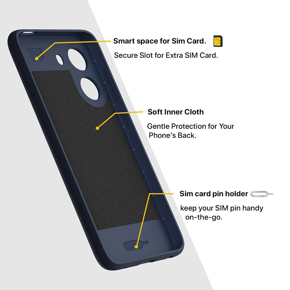 Shockproof Flexible Soft Silicone Back Cover for Poco C71 4G / Mi Redmi A5 4G