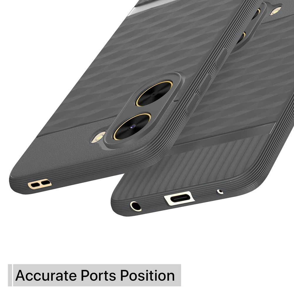 Shockproof Flexible Soft Silicone Back Cover for Poco C71 4G / Mi Redmi A5 4G