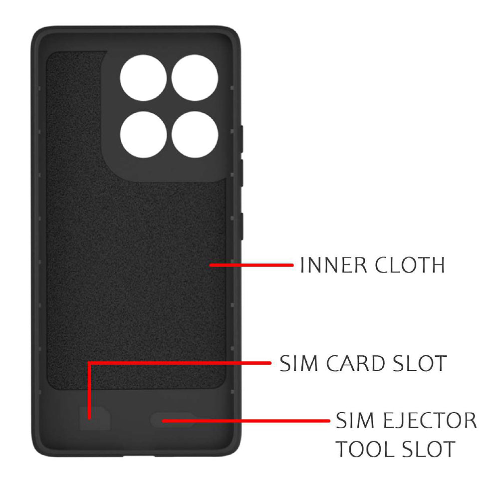 Shockproof Flexible Soft Silicone Back Cover for Motorola Moto Edge 60 5G / Edge 60 Fusion 5G