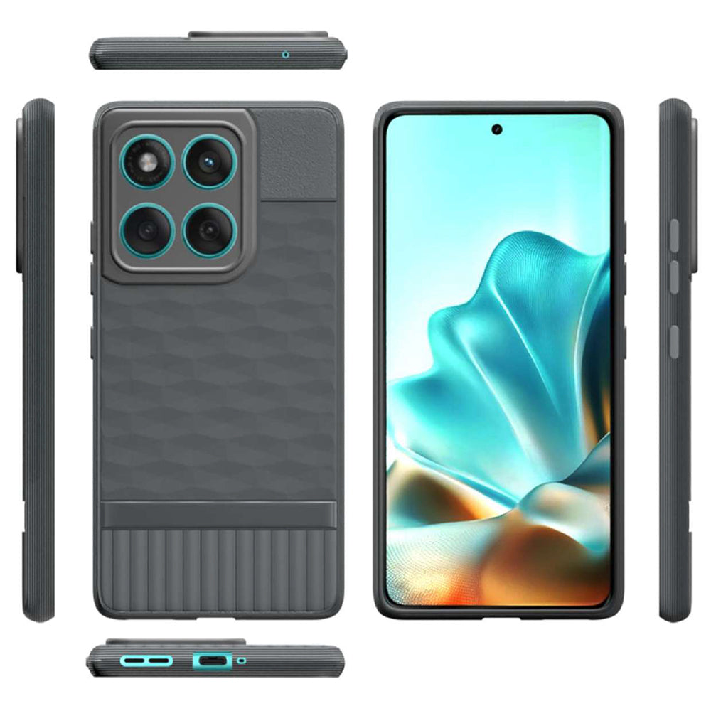 Shockproof Flexible Soft Silicone Back Cover for Motorola Moto Edge 60 5G / Edge 60 Fusion 5G