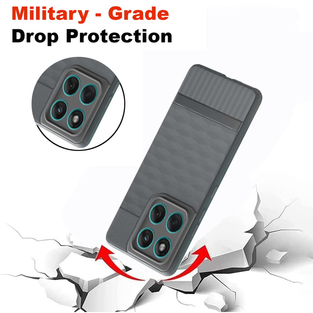 Shockproof Flexible Soft Silicone Back Cover for Motorola Moto Edge 60 5G / Edge 60 Fusion 5G