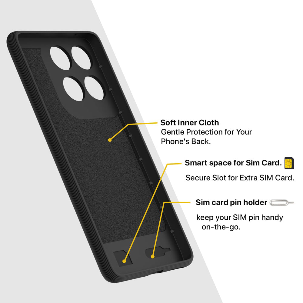 Shockproof Flexible Soft Silicone Back Cover for Motorola Edge 60 Stylus 5G