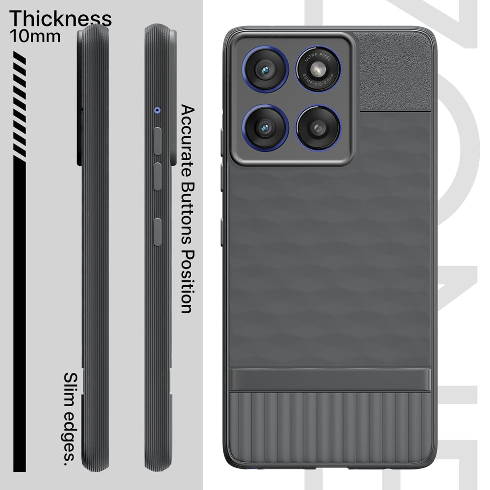 Shockproof Flexible Soft Silicone Back Cover for Motorola Edge 60 Stylus 5G