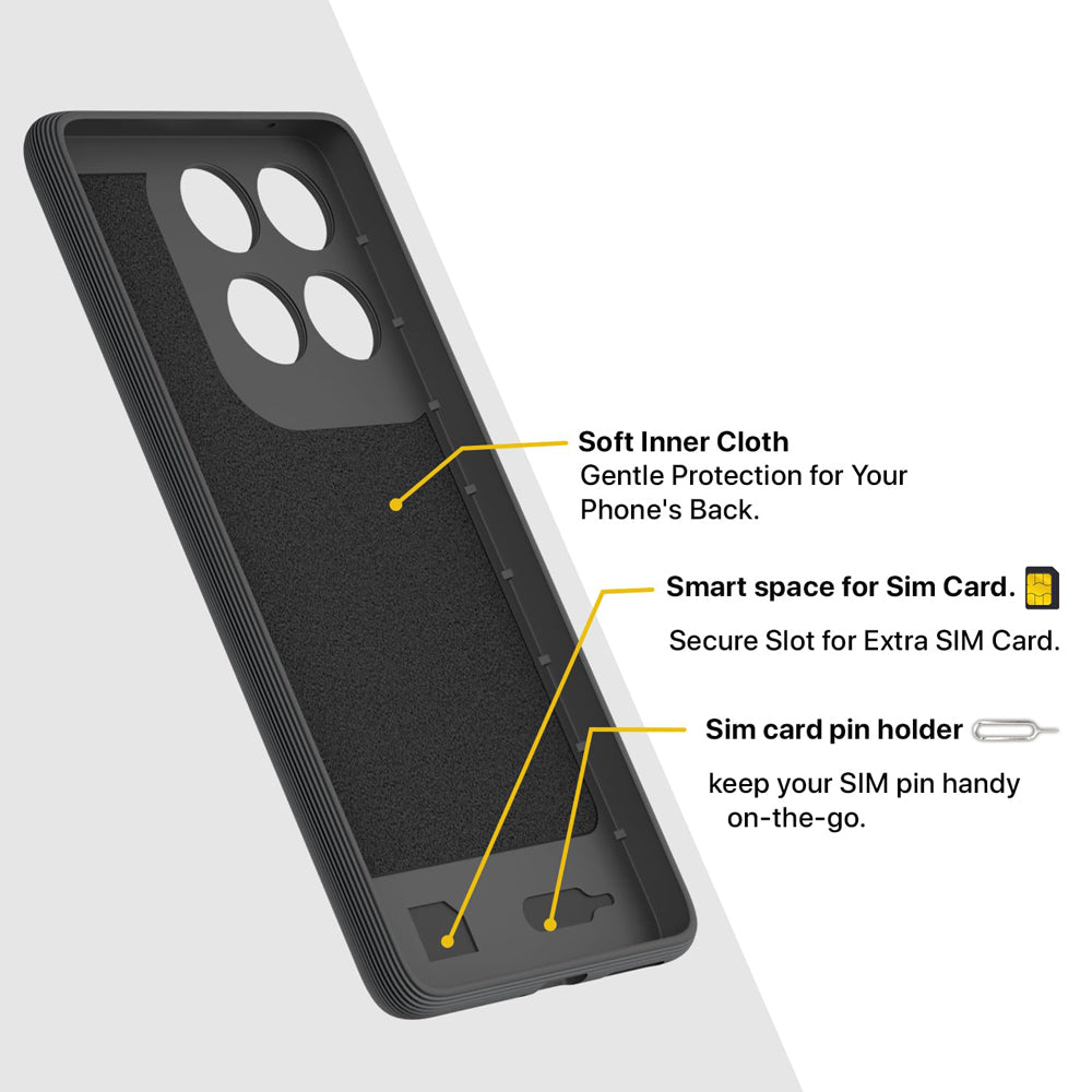 Shockproof Flexible Soft Silicone Back Cover for Motorola Edge 60 Stylus 5G