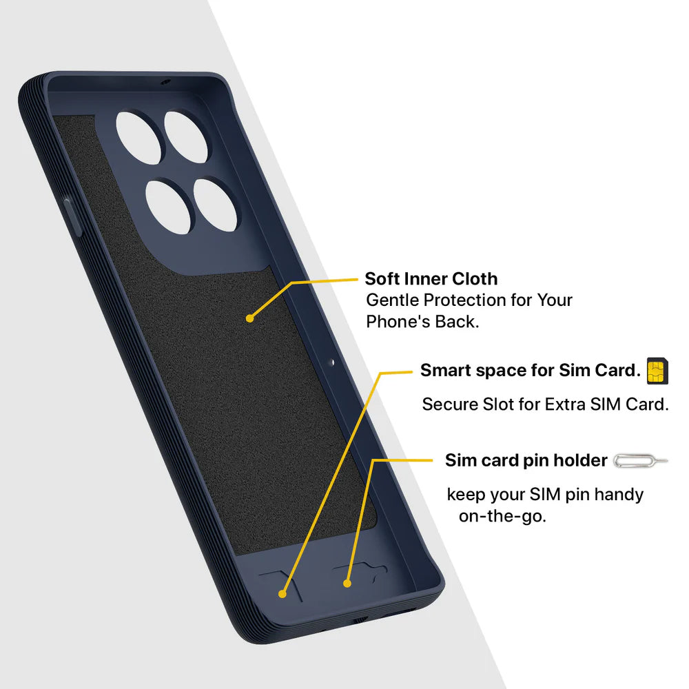 Shockproof Flexible Soft Silicone Back Cover for Motorola Moto Edge 60 Pro 5G