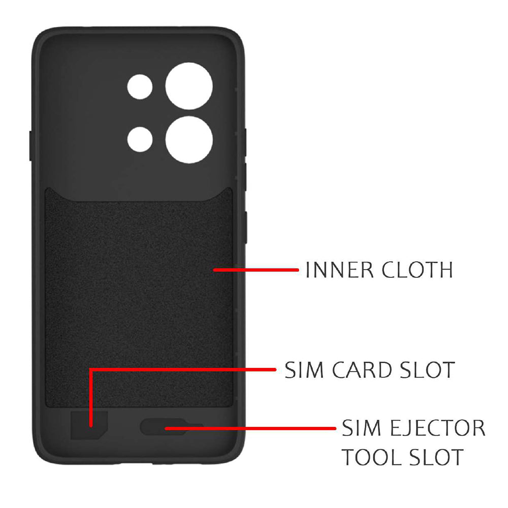 Shockproof Flexible Soft Silicone Back Cover for OnePlus 13s 5G / 13T 5G