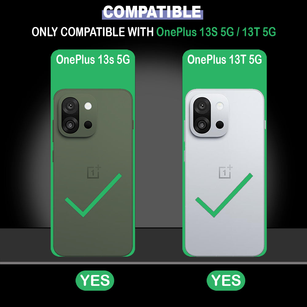 Shockproof Flexible Soft Silicone Back Cover for OnePlus 13s 5G / 13T 5G