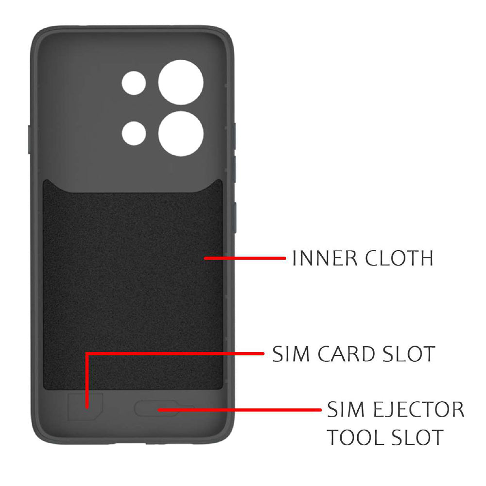 Shockproof Flexible Soft Silicone Back Cover for OnePlus 13s 5G / 13T 5G