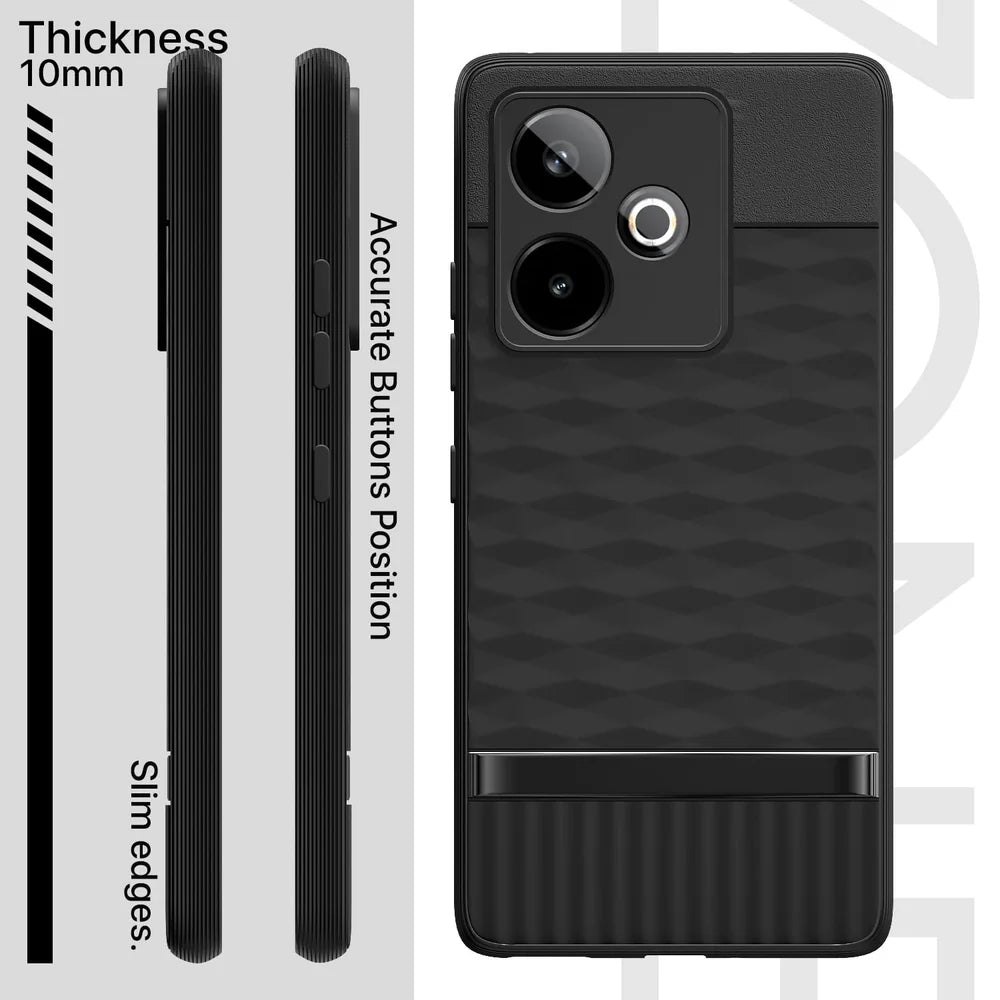 Shockproof Flexible Soft Silicone Back Cover for Realme GT 7 5G / GT 7T 5G