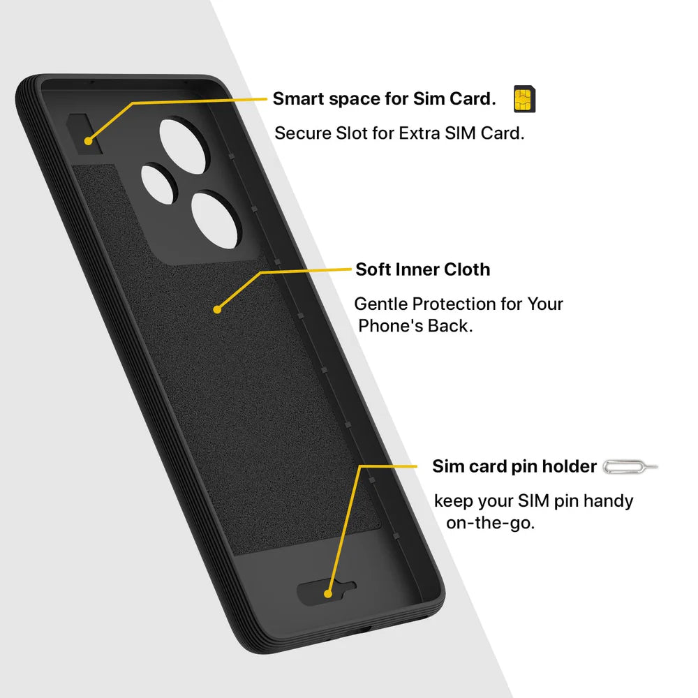 Shockproof Flexible Soft Silicone Back Cover for Realme GT 7 5G / GT 7T 5G