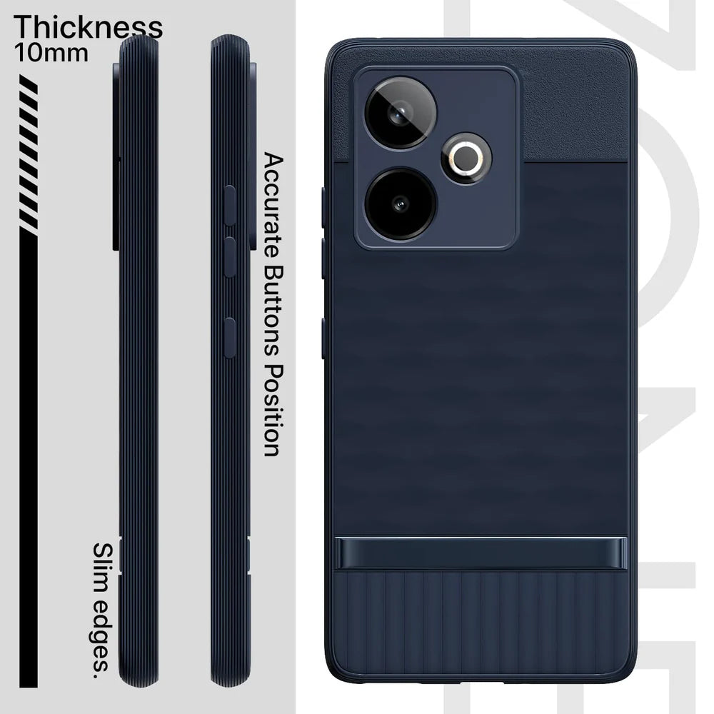 Shockproof Flexible Soft Silicone Back Cover for Realme GT 7 5G / GT 7T 5G