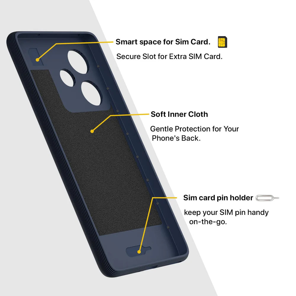 Shockproof Flexible Soft Silicone Back Cover for Realme GT 7 5G / GT 7T 5G